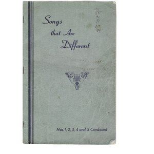 Songs That are  Different 1, 2, 3, 4, & 5 Combined Lillenas Nazarene 1924 or Lat